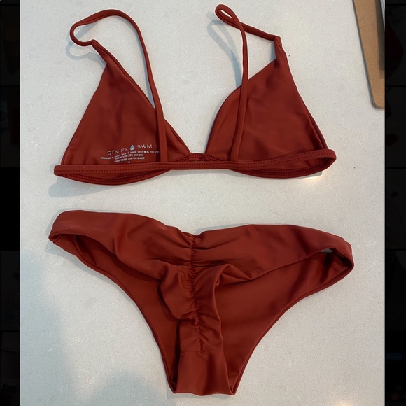 Stone Fox Swim sustainable eco friendly swimwear sold on Free People, worn once - Picture 2 of 7